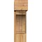 Ekena Millwork Imperial Block Rough Sawn Bracket w/ Offset Brace, Western Red Cedar, 8"W x 22"D x 26"H BKT0806X22X26IMP05RWR - alternate 4